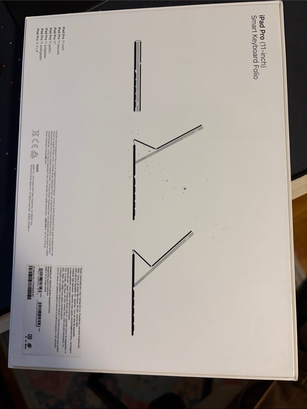 Apple Smart Keyboard Folio - Black ipad pro ipad air 11” 11 inch - Picture 6 of 7